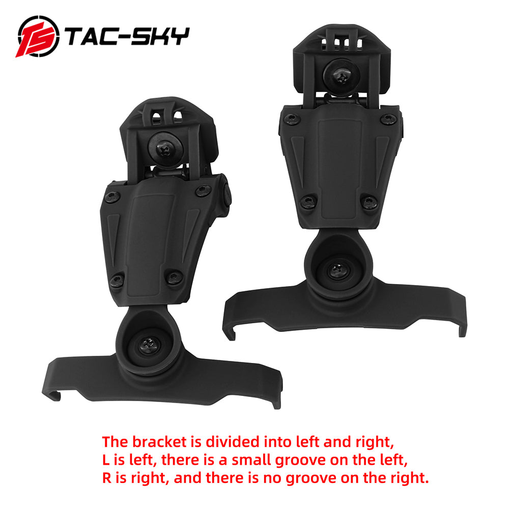 TS TAC-SKY Wendy 2.0/3.0 Rail Helmet Mounting Compatible with Walker's Razor Tactical Headset
