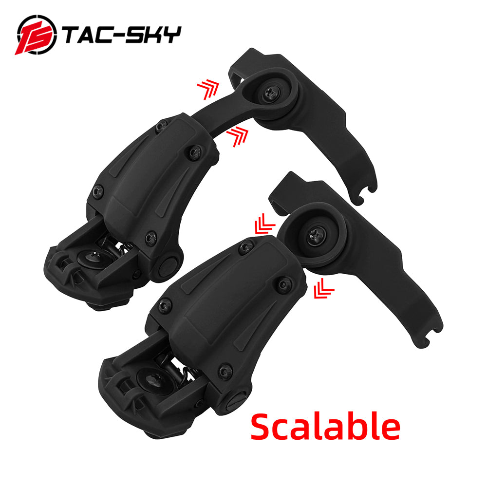 TS TAC-SKY Wendy 2.0/3.0 Rail Helmet Mounting Compatible with Walker's Razor Tactical Headset