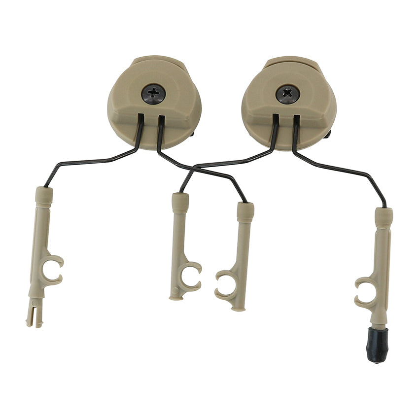 TAC-SKY Tactical Helmet Rail MLOK Adapter Compatible with MTEK Helmets and COMTA Series Shooting Headset