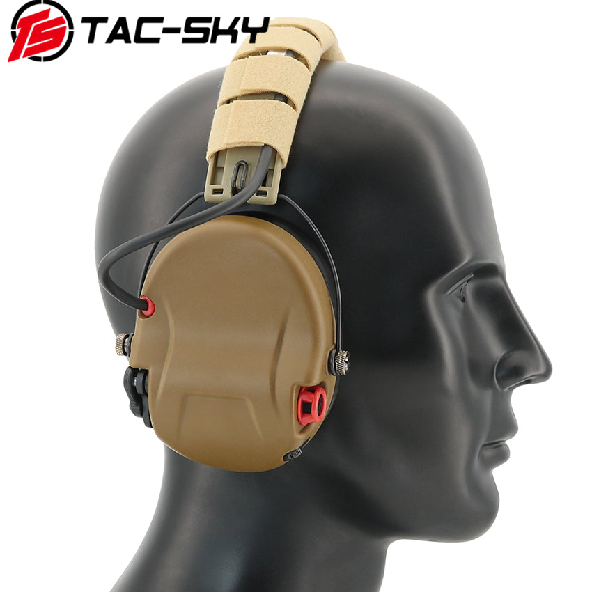 TS TAC-SKY IPSC M300 Tactical Headset Noise-canceling Hearing Protection for Airsoft