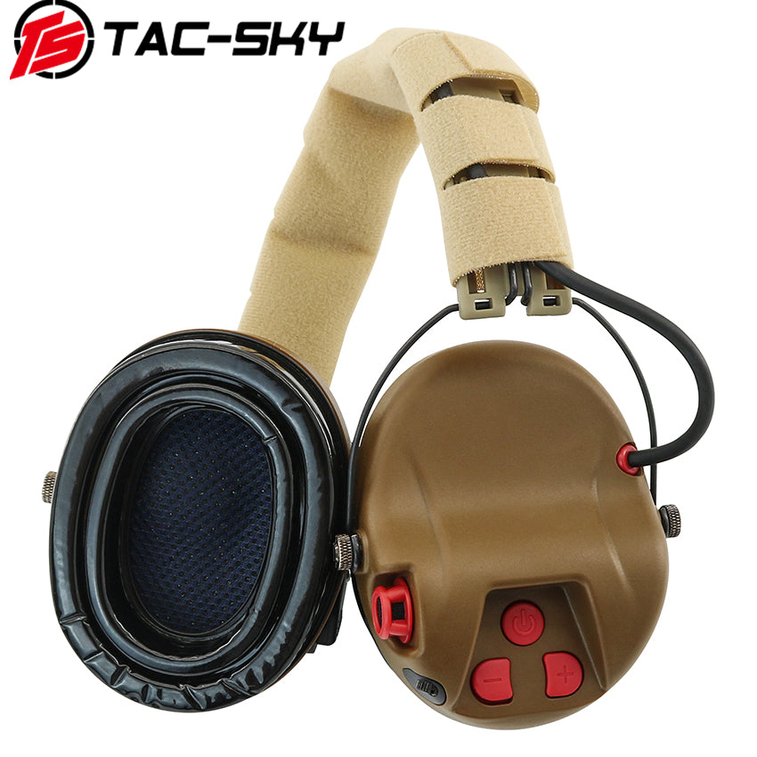 TS TAC-SKY IPSC M300 Tactical Headset Noise-canceling Hearing Protection for Airsoft