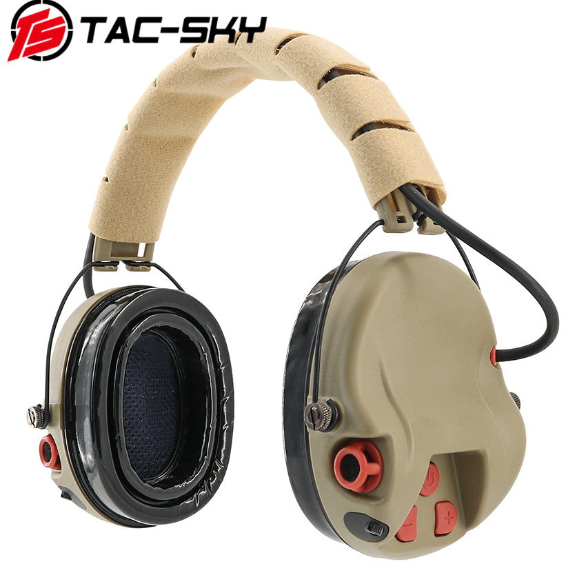 TS TAC-SKY IPSC M300 Tactical Headset Noise-canceling Hearing Protection for Airsoft