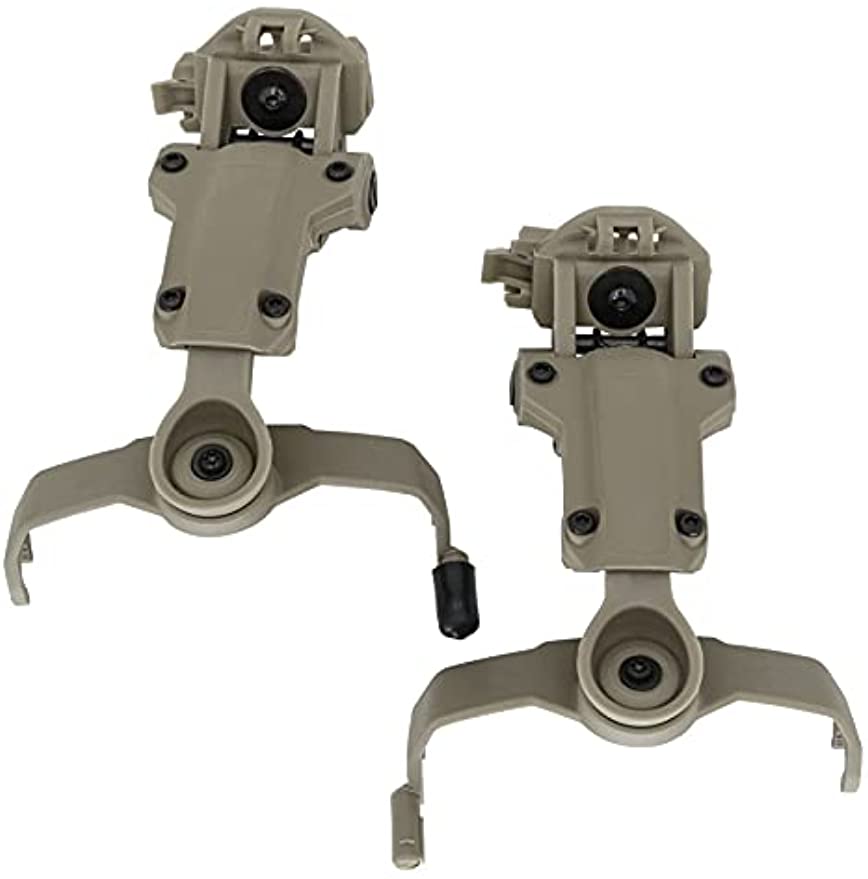 TAC-SKY Tactical Helmet rail Adapter for COMTAC II III Tactical Headset Airsoft(1pair)