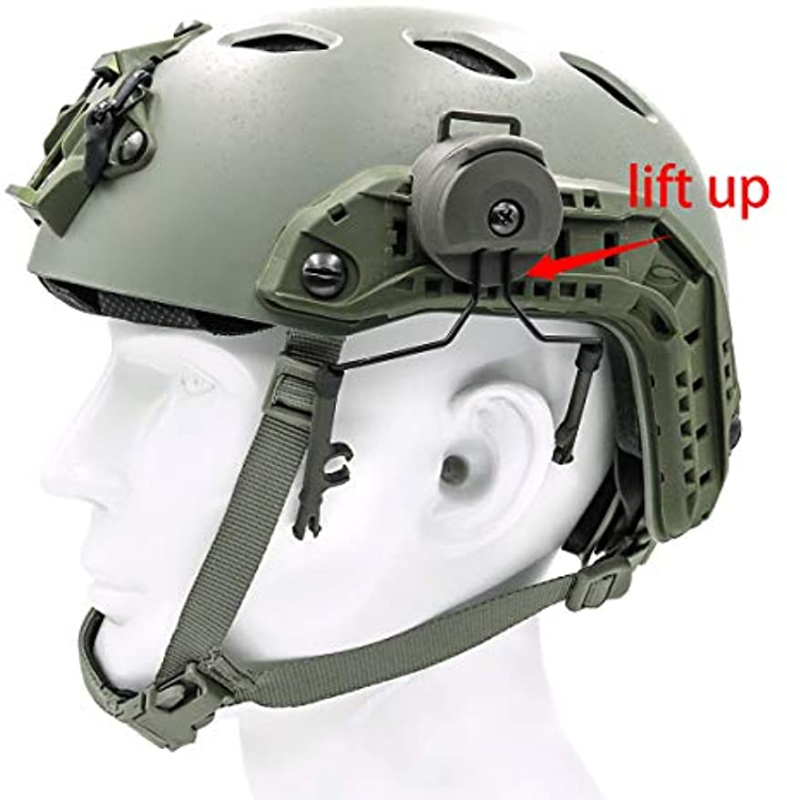 TAC-SKY Tactical Helmet ARC Rail Adapter(1 pair)for Comtac Series Side Attachments Airsoft