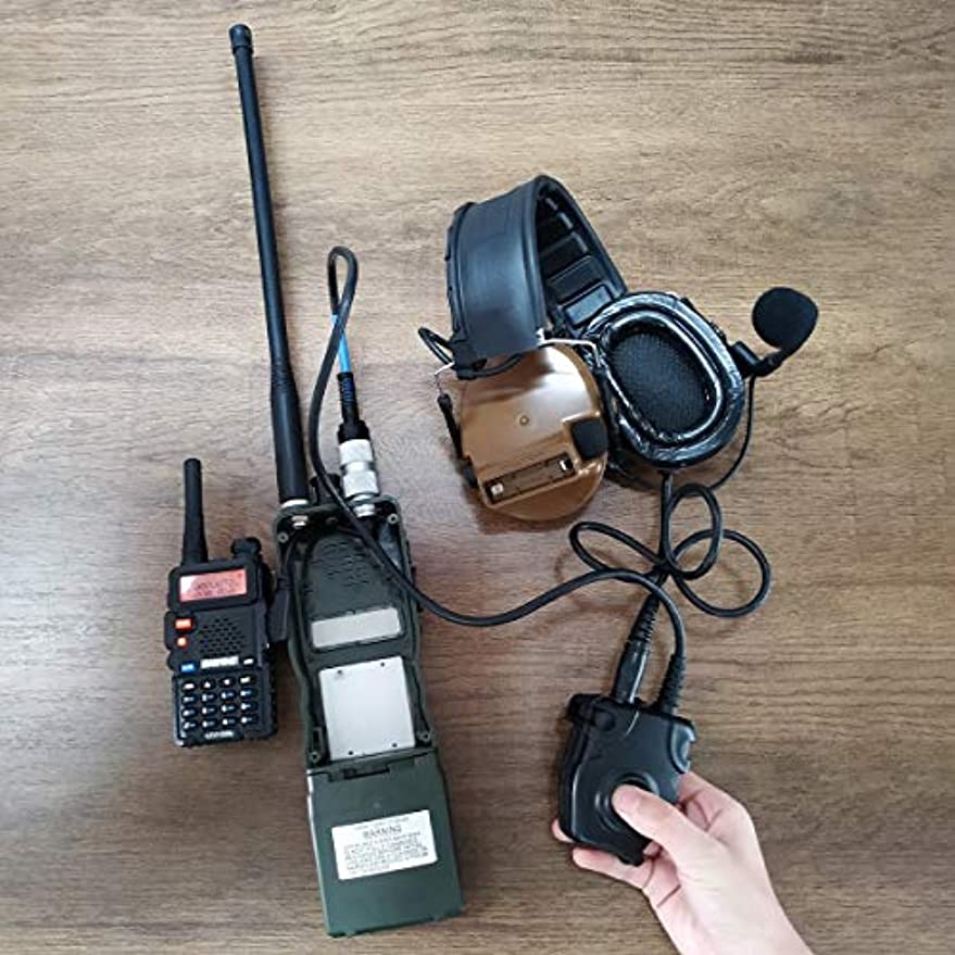 TS TAC-SKY U94 6-pin PTT For PRC-152/PRC-148 6-pin Connector Adapter Radios