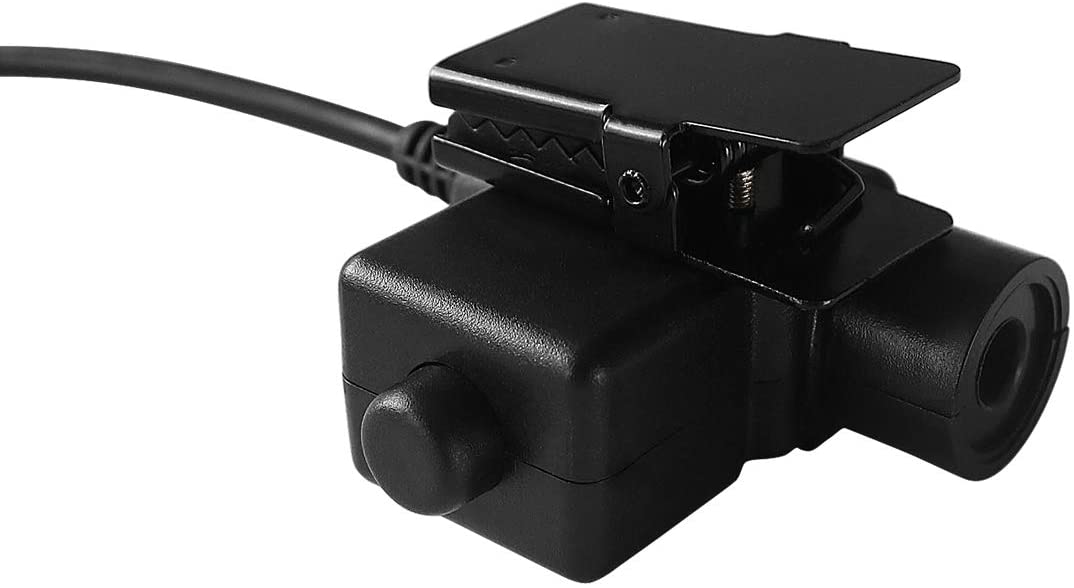 TAC-SKY Outdoor Airsoft Sports Hunting Tactical Headset Military Adapter PTT U94 PTT for Midland Plug