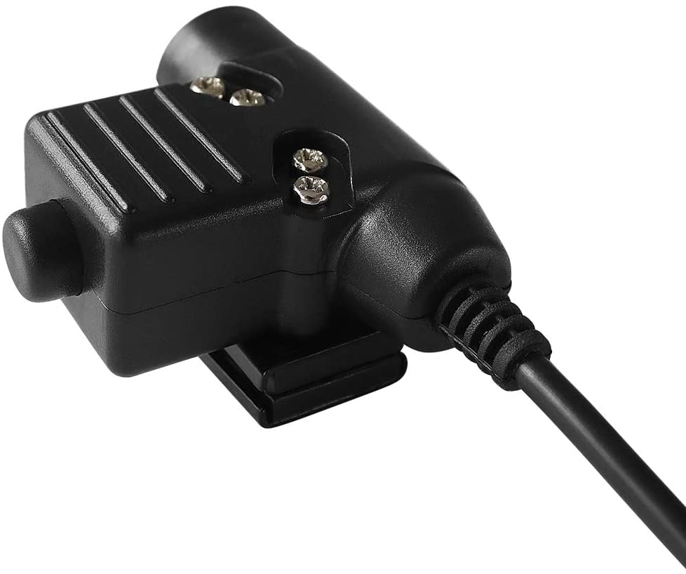 TAC-SKY Outdoor Airsoft Sports Hunting Tactical Headset Military Adapter PTT U94 PTT for Midland Plug