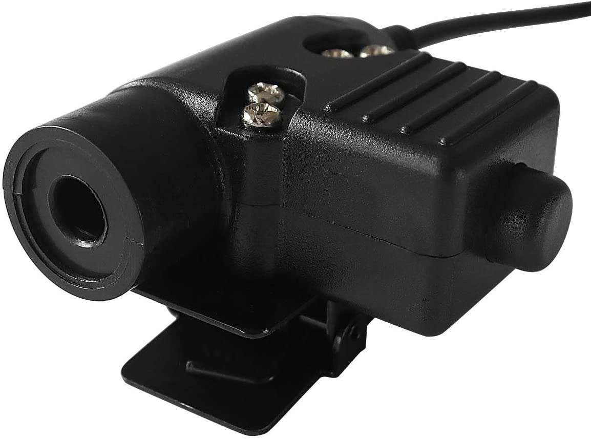 TAC-SKY Outdoor Airsoft Sports Hunting Tactical Headset Military Adapter PTT U94 PTT for Midland Plug