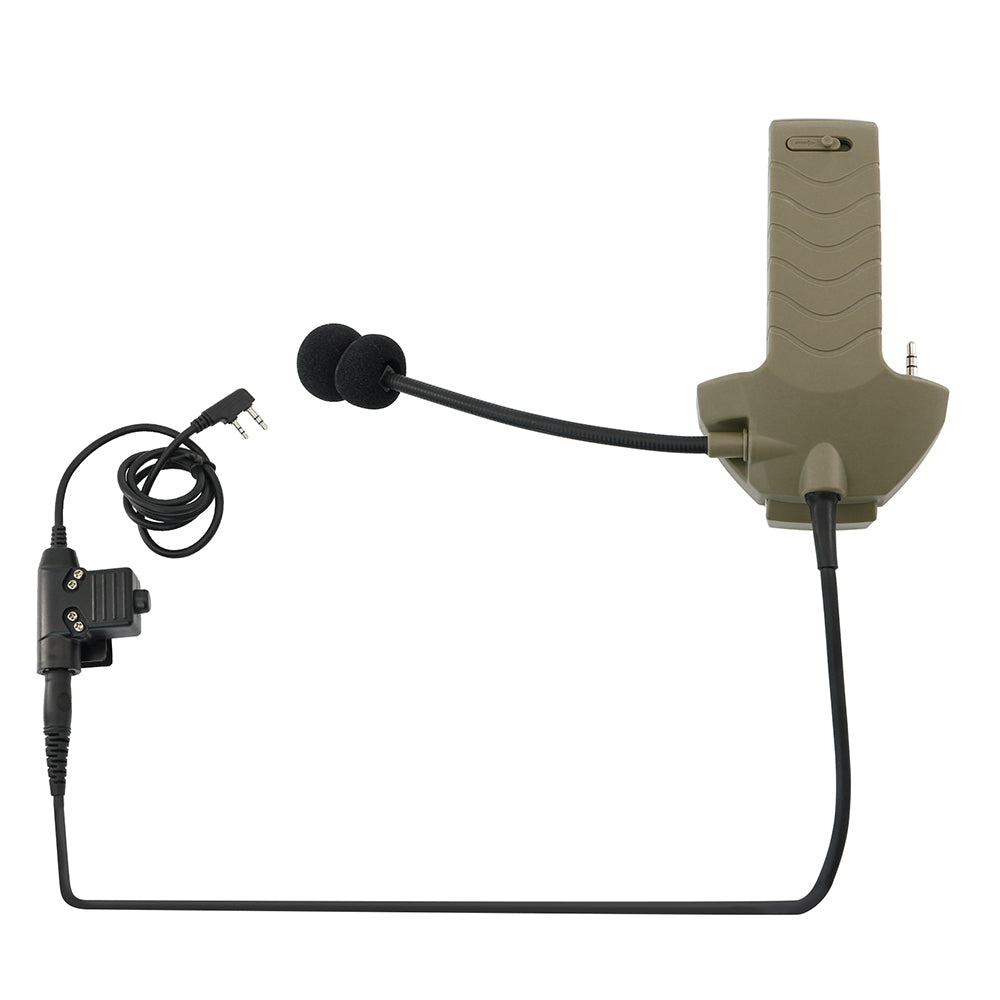 TAC-SKY Microphone communication accessories + PTT,Upgrade Accessories for Walker Razor Series Shooting Hearing Protection Earmuffs