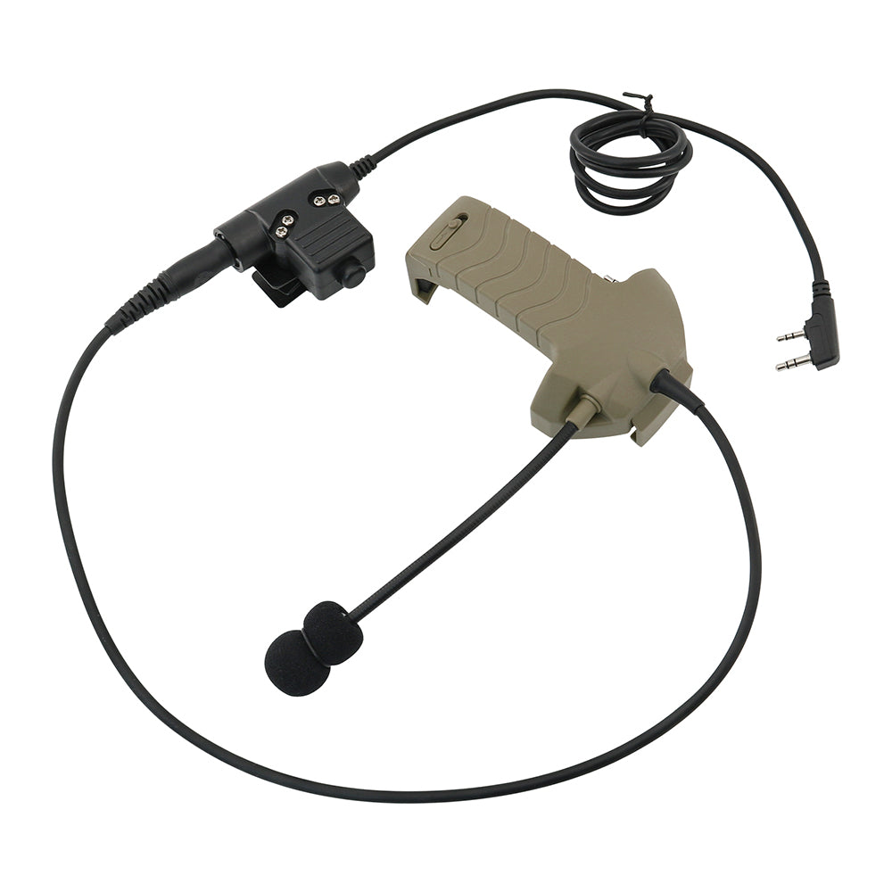 TAC-SKY Microphone communication accessories + PTT,Upgrade Accessories for Walker Razor Series Shooting Hearing Protection Earmuffs