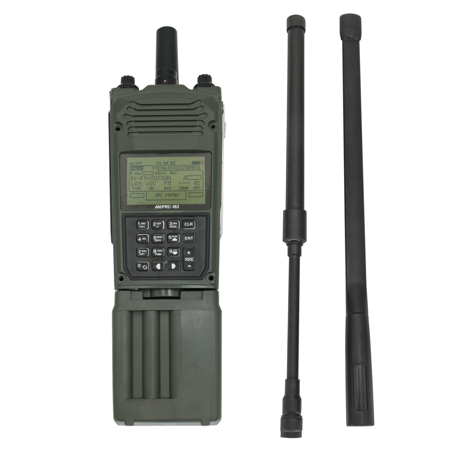 TAC-SKY Dummy Radio Case PRC-163 Military walkie-talkie dummy case for walkie-talkies 1:1Model Airsoft Hunting