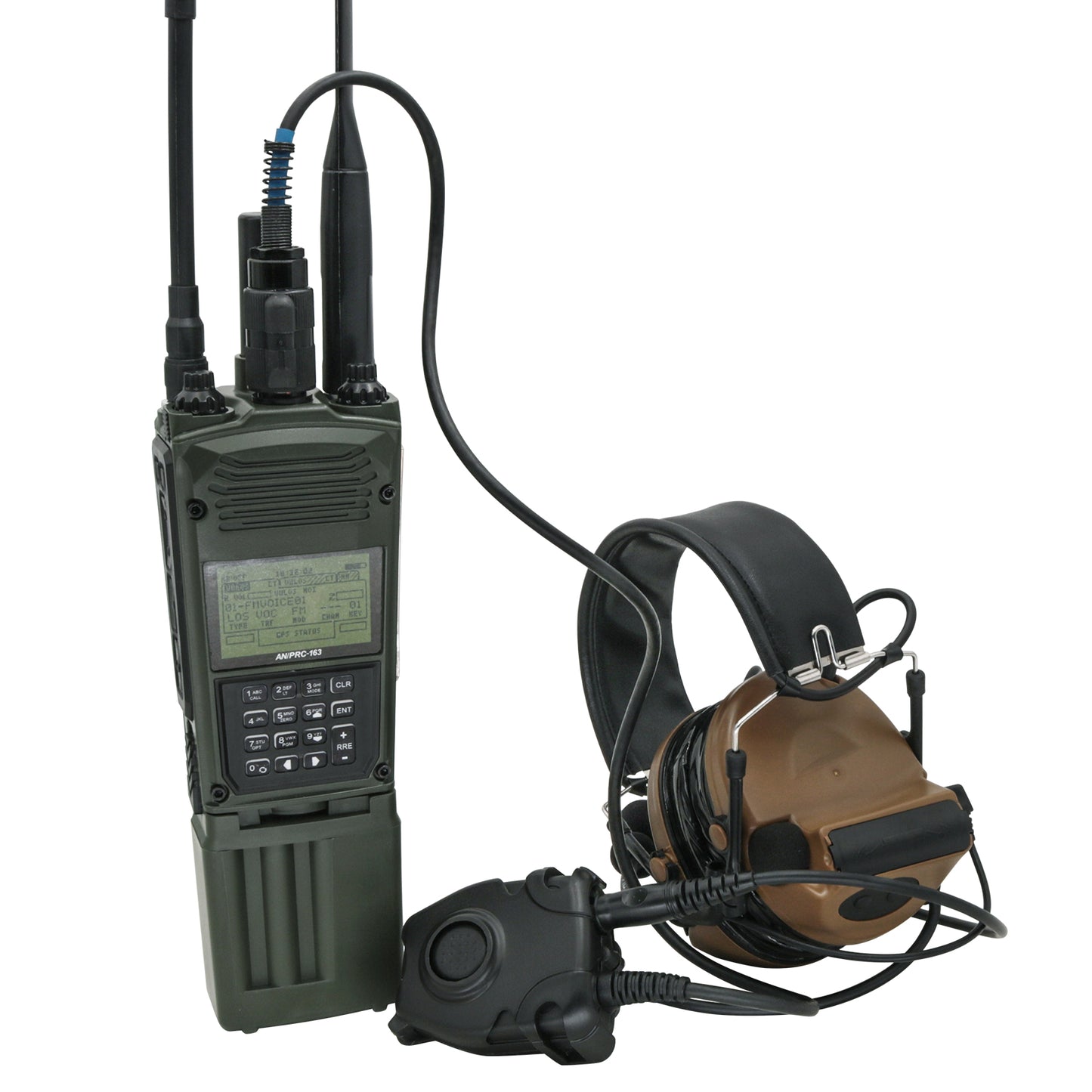 TAC-SKY Dummy Radio Case PRC-163 Military walkie-talkie dummy case for walkie-talkies 1:1Model Airsoft Hunting