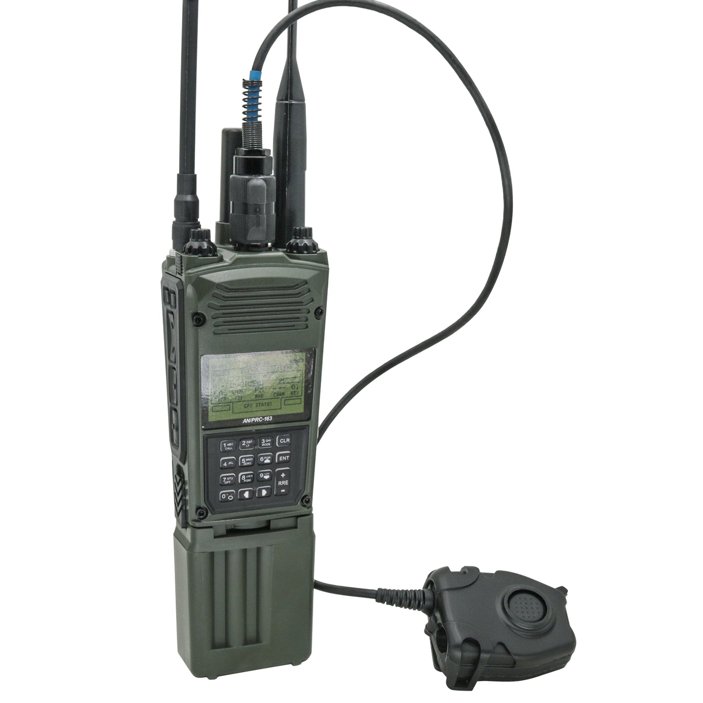 TAC-SKY Dummy Radio Case PRC-163 Military walkie-talkie dummy case for walkie-talkies 1:1Model Airsoft Hunting