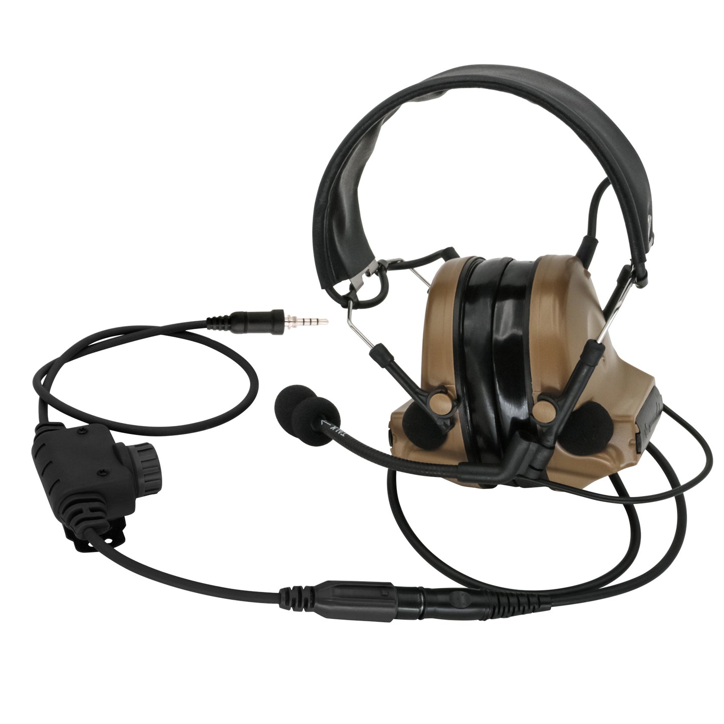TAC-SKY PTT Compatible with COMTA Tactical Headset Compatible with VERTEX/YAESU/1pin