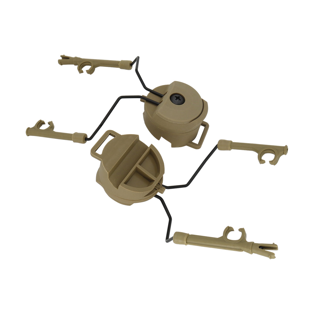 TAC-SKY Tactical Helmet ARC Rail Adapter(1 pair)for Comtac Series Side Attachments Airsoft