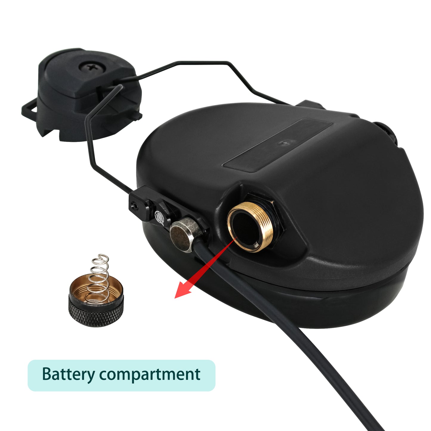 TAC-SKY Tactical Headset ARC rail track adapter version Noise Canceling Headphones for airsoft shooting