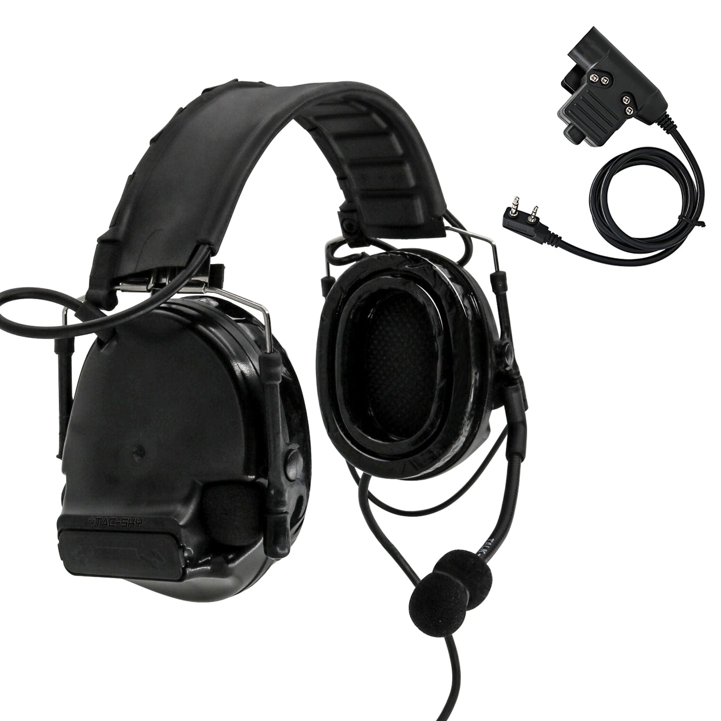 TAC-SKY C3 Tactical Headset Noise-canceling airsoft protective gear with microphone and kenwoodPTT