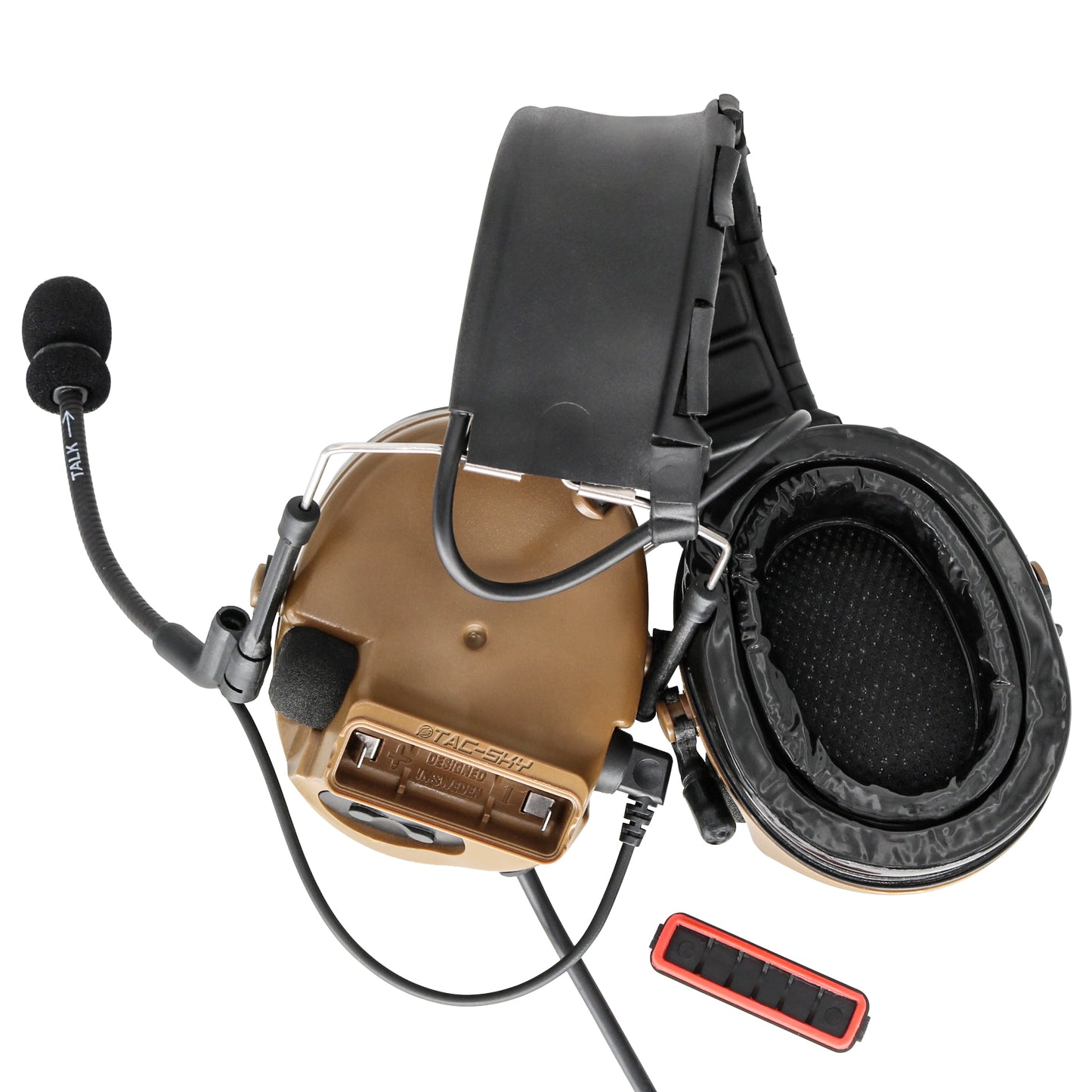 TAC-SKY C3 Tactical Headset Noise-canceling airsoft protective gear with microphone and kenwoodPTT