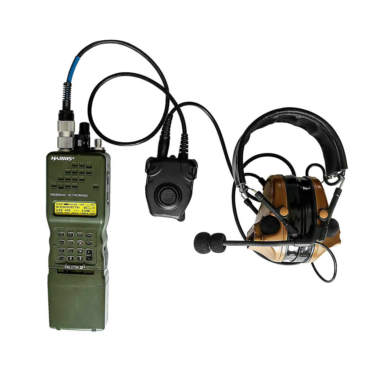 TS TAC-SKY U94 6-pin PTT For PRC-152/PRC-148 6-pin Connector Adapter Radios