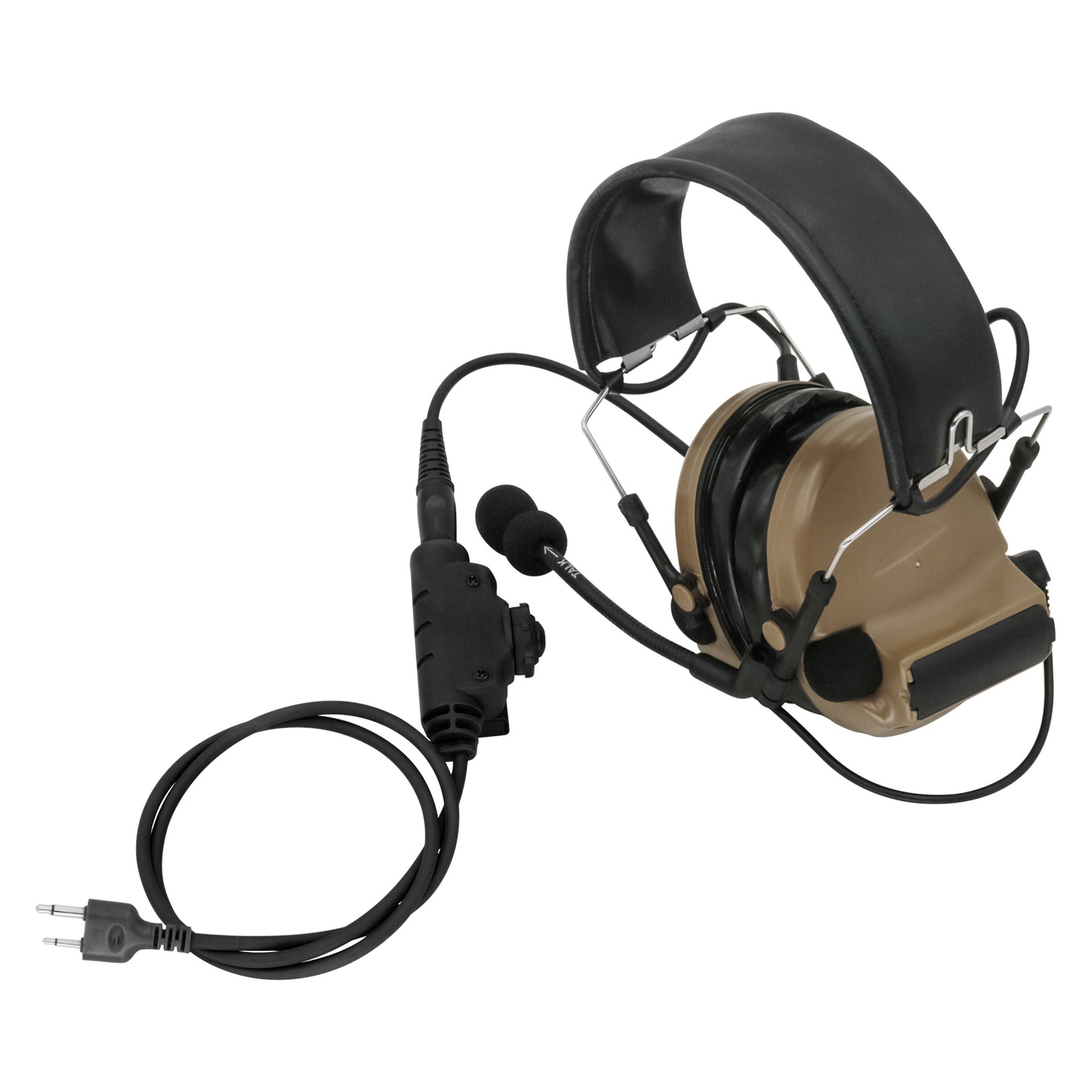 TAC-SKY U94 V2 PTT ICOM 2pin for Tactical Headset