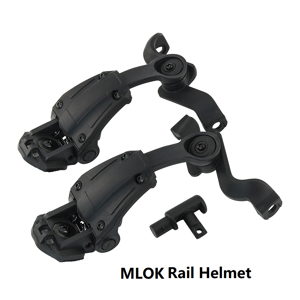 TAC-SKY Tactical Helmet Rail Adapter for ARC/WENDY/MTEK Rails for use with EARMOR M32-MOD3 / M32H-MOD3 Military Headphones