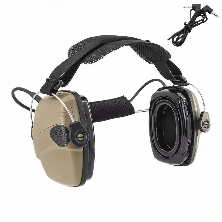 TAC-SKY Tactics Behind-the-neck Headband Headphones with Gel Ear Cushionsfor Outdoor Shooting