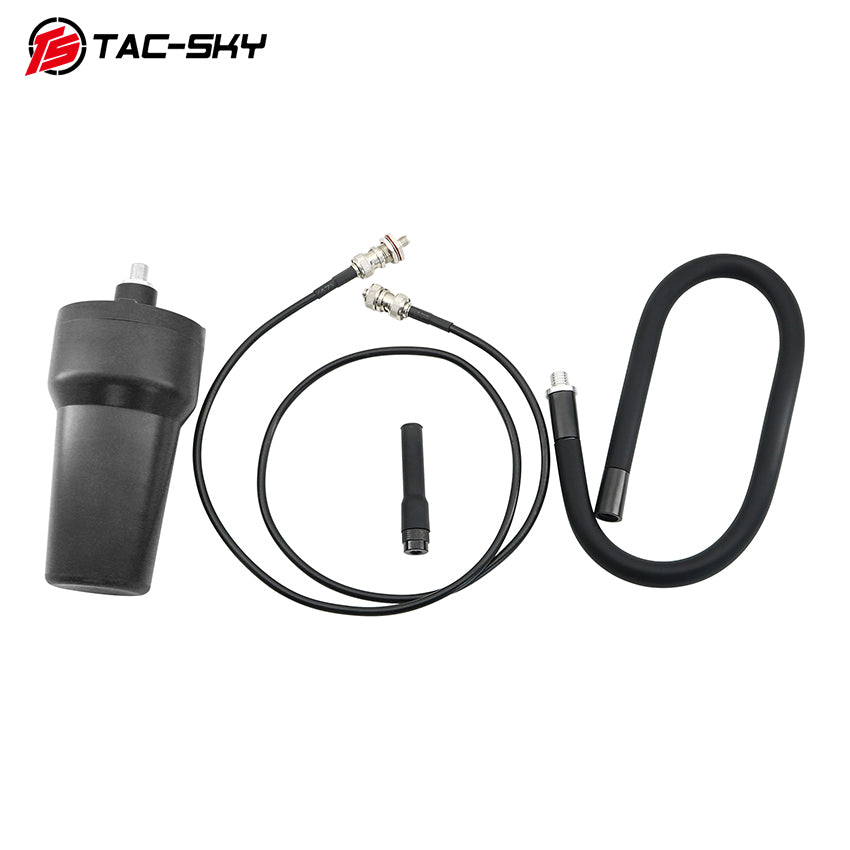 TAC-SKY Tactical Outdoor Antenna Cylinder Protective Housing Assembly with BNC Cable Set