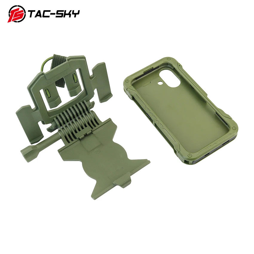 TAC-SKY Tactical MOLLE Vest Phone Mount (for iPhone 16), Ideal for Tactical Navigation