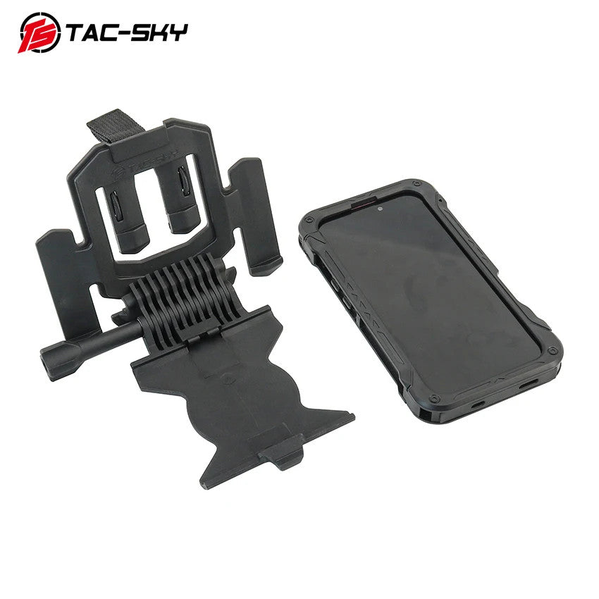 TAC-SKY Tactical MOLLE Vest Phone Mount (for iPhone 16), Ideal for Tactical Navigation