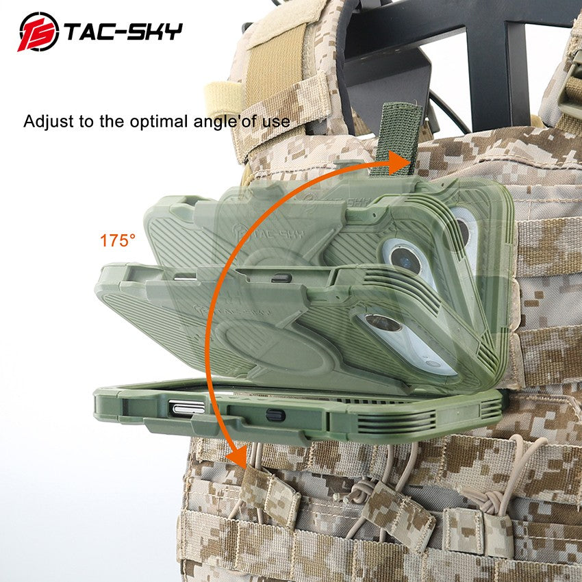 TAC-SKY Tactical MOLLE Phone Mount for iPhone 17 Air—Foldable, Ideal for Hunting and Shooting