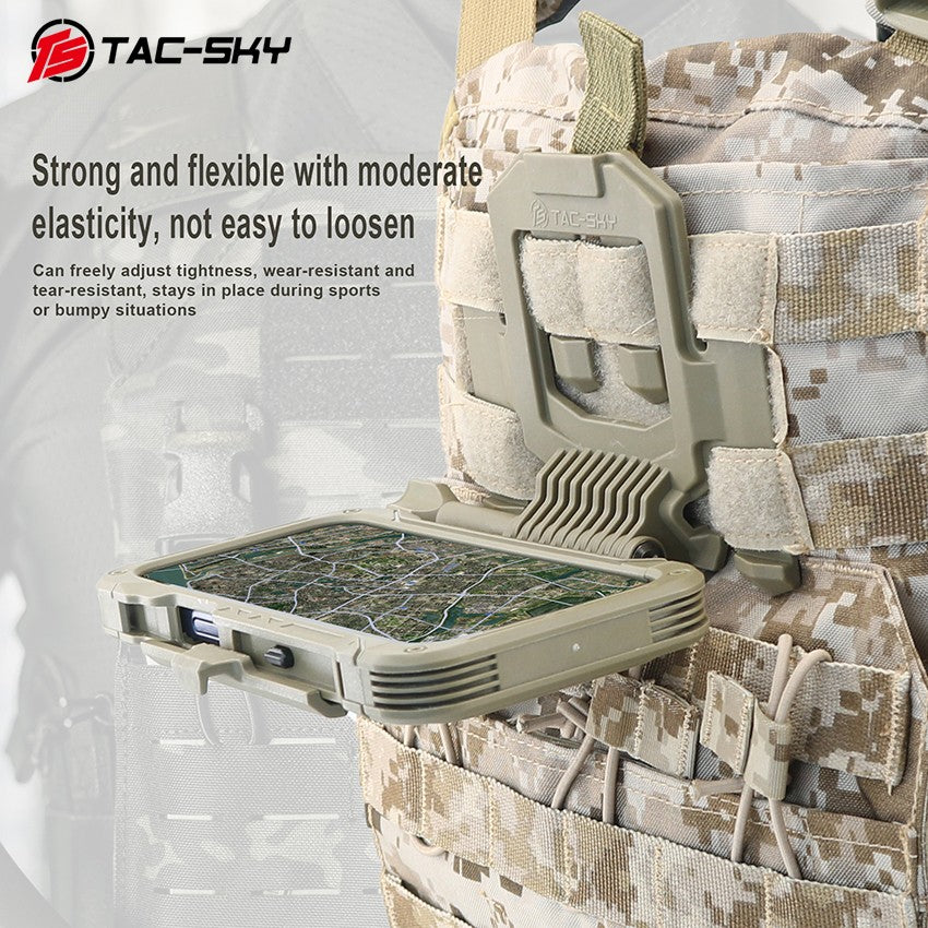 TAC-SKY Hunting Shooting Game Phone Case with Foldable Phone Stand Fits MOLLE Vests Compatible with iPhone 17 Pro Max