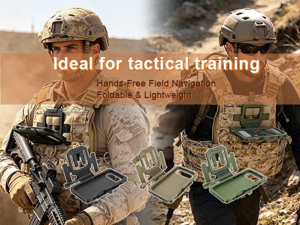 TAC-SKY Tactical MOLLE Phone Mount for iPhone 17 Air—Foldable, Ideal for Hunting and Shooting