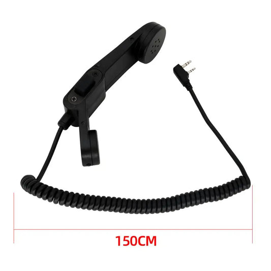 TAC-SKY PTT H250 PTT Walkie-Talkie Ptt 2-Pin K-Plug Hand-Held Speaker Microphone Can Also Be Worn