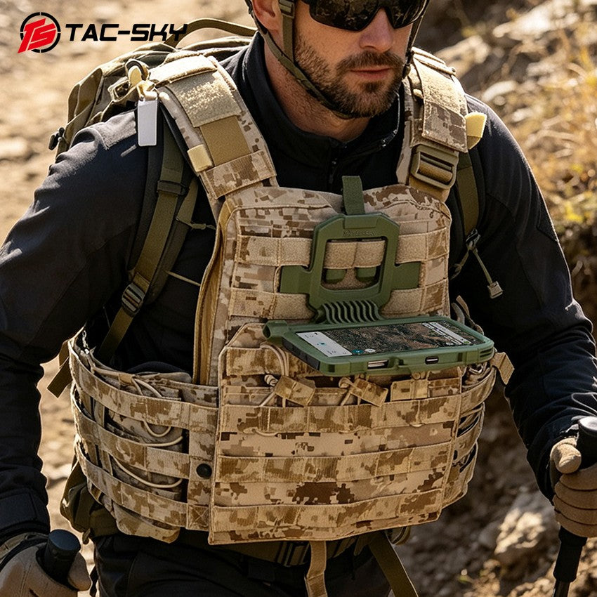 TAC-SKY Tactical MOLLE Phone Mount for iPhone 17 Air—Foldable, Ideal for Hunting and Shooting