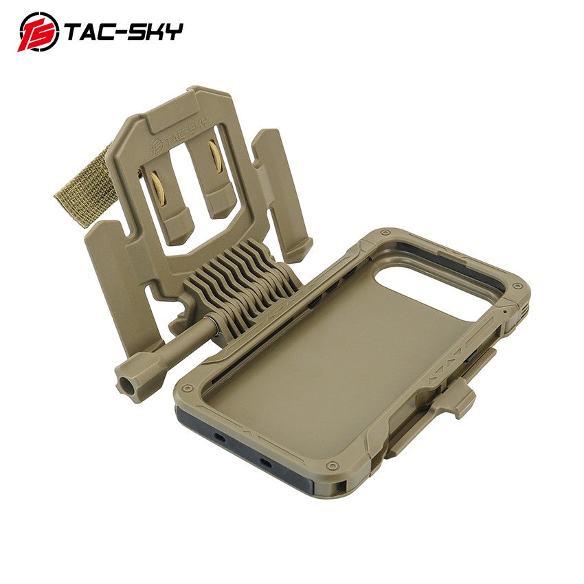 TAC-SKY Tactical MOLLE Phone Mount for iPhone 17 Air—Foldable, Ideal for Hunting and Shooting
