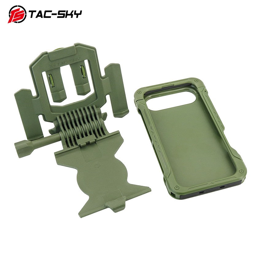 TAC-SKY Tactical MOLLE Phone Mount for iPhone 17 Air—Foldable, Ideal for Hunting and Shooting