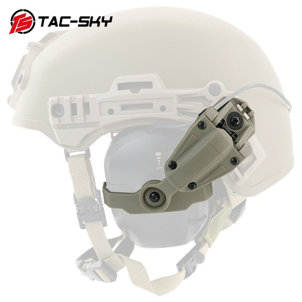 TAC-SKY Tactical Headset Helmet Adapter for WENDY Rail Compatible with Walker's Razor Over-Ear Hearing Protection Devices