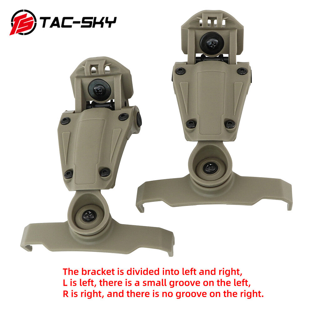TAC-SKY Tactical Headset Helmet Adapter for WENDY Rail Compatible with Walker's Razor Over-Ear Hearing Protection Devices
