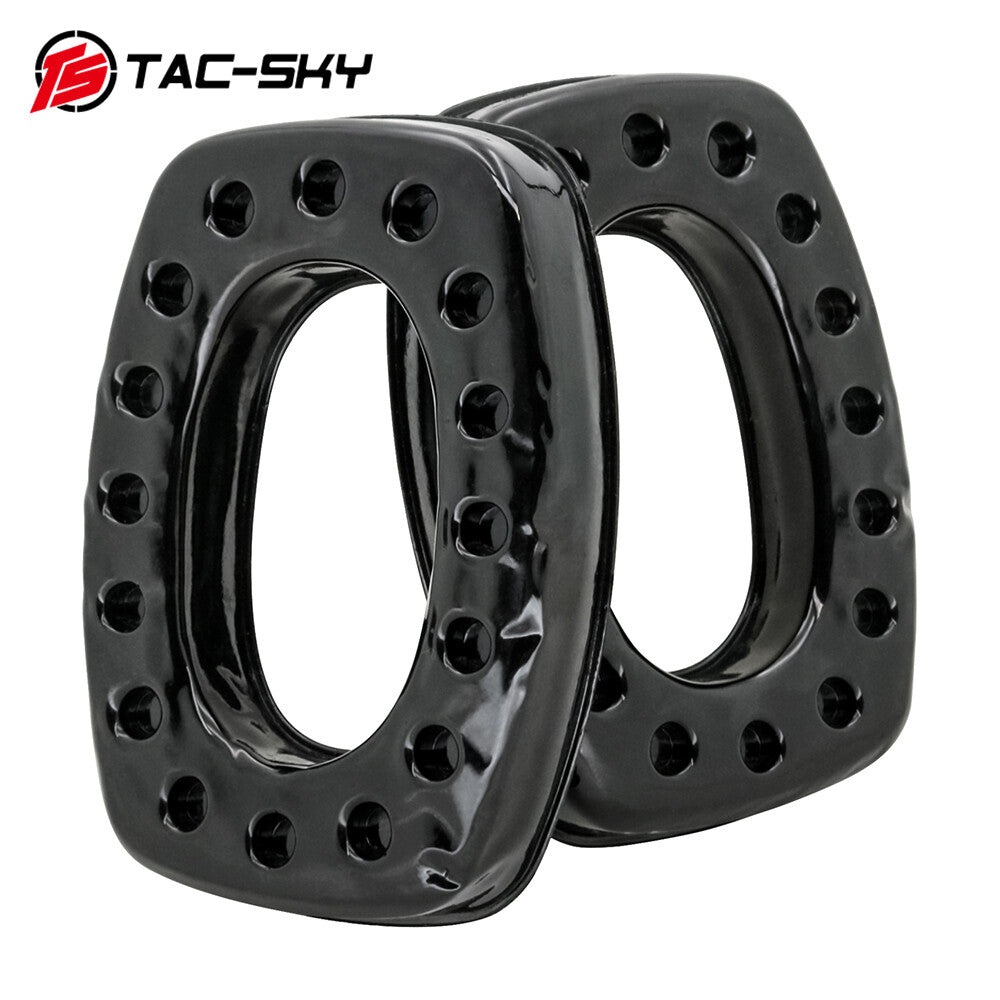 TAC-SKY Tactical Headset Silicone Ear Cushions, Compatible with Howard Wright Headsets Porous, Breathable Design