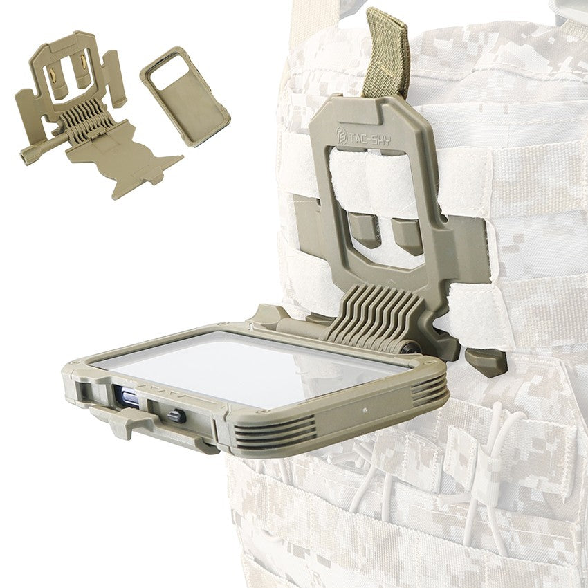 TAC-SKY Hunting Shooting Game Phone Case with Foldable Phone Stand Fits MOLLE Vests Compatible with iPhone 17 Pro Max