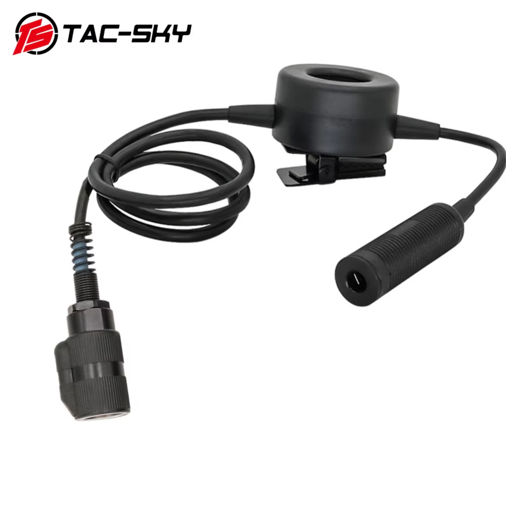 TAC-SKY Tactical Headset Adapter TCI PTT 6-Pin, Compatible with AN/PRC 148 and 152 Radios—Dummy Housing, Dummy Box