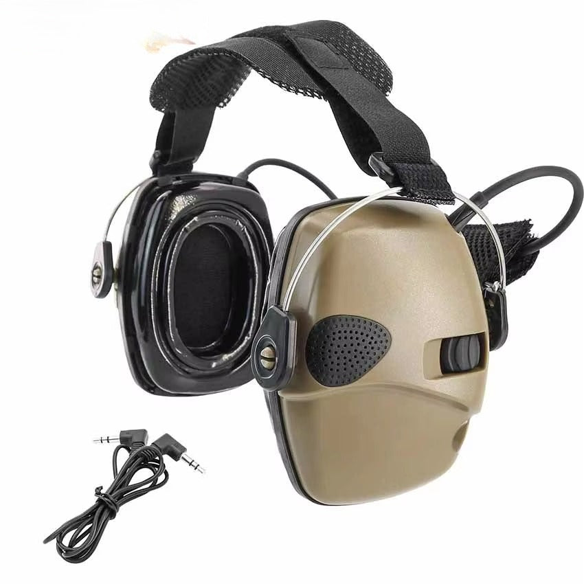 TAC-SKY Tactics Behind-the-neck Headband Headphones with Gel Ear Cushionsfor Outdoor Shooting