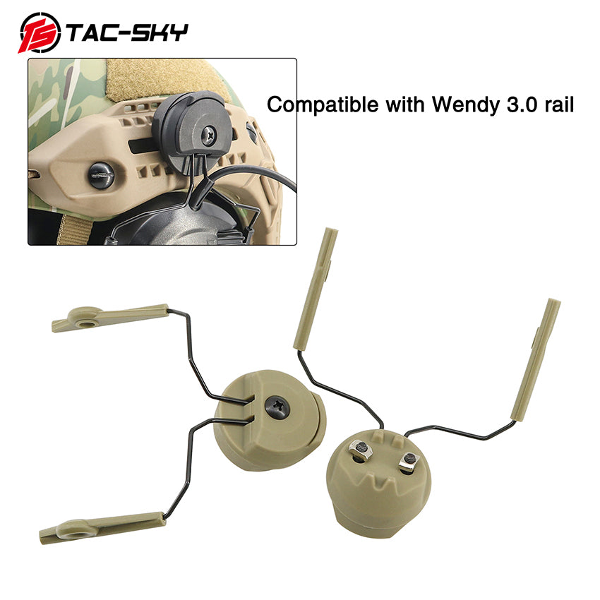 TAC-SKY Tactical for MLOK Helmet Headset Mount Compatible with Walker Razor Electronic Noise-Canceling Earmuffs