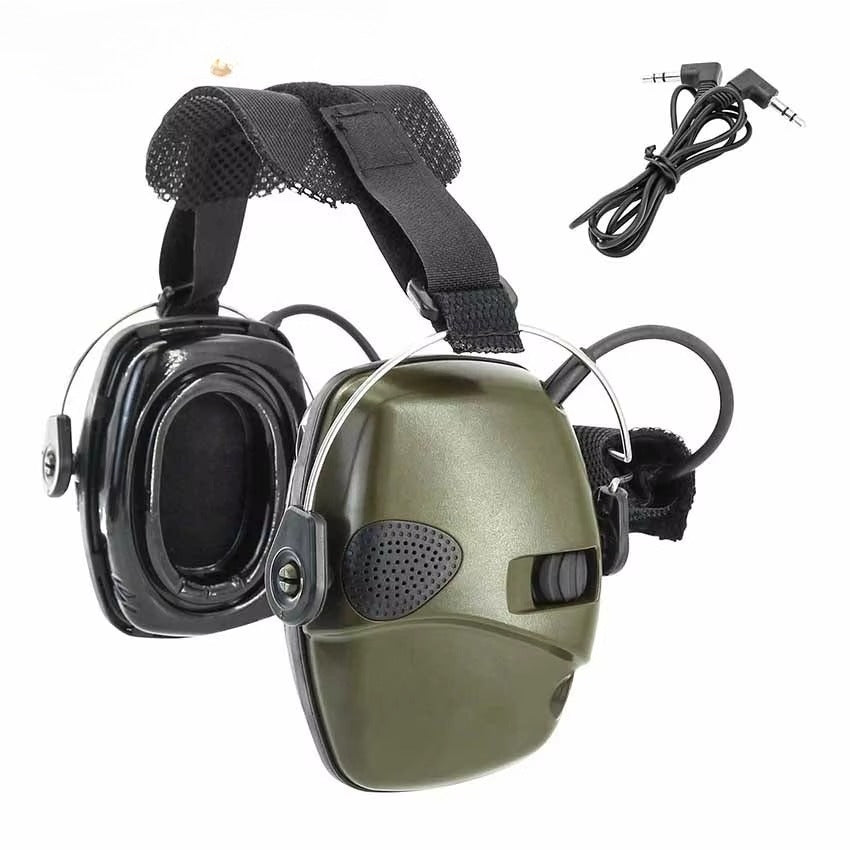 TAC-SKY Tactics Behind-the-neck Headband Headphones with Gel Ear Cushionsfor Outdoor Shooting