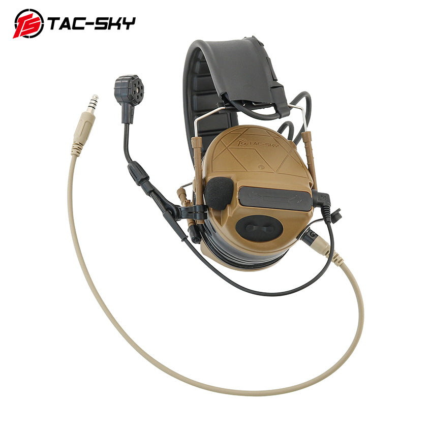 TAC-SKY Tactical for C5 PRO 2.0 Headphones with Detachable Headband, Ideal for Hunting and Shooting