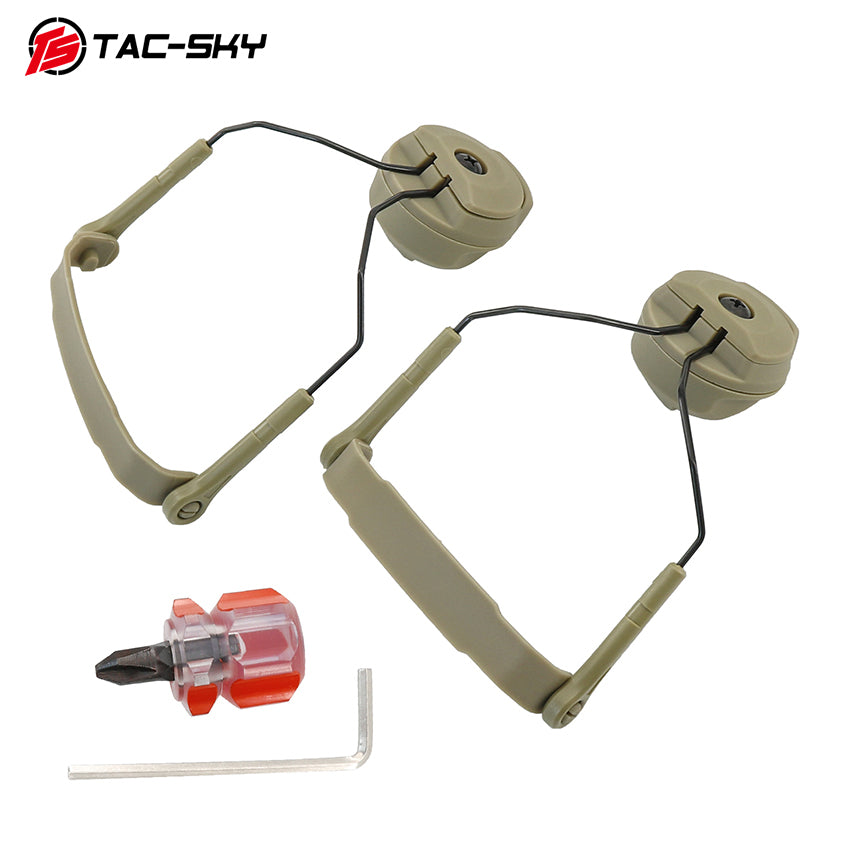 Tactical Helmet Headset Adapter Mount, Compatible with AMP Headset for M-LOK Helmet Rails