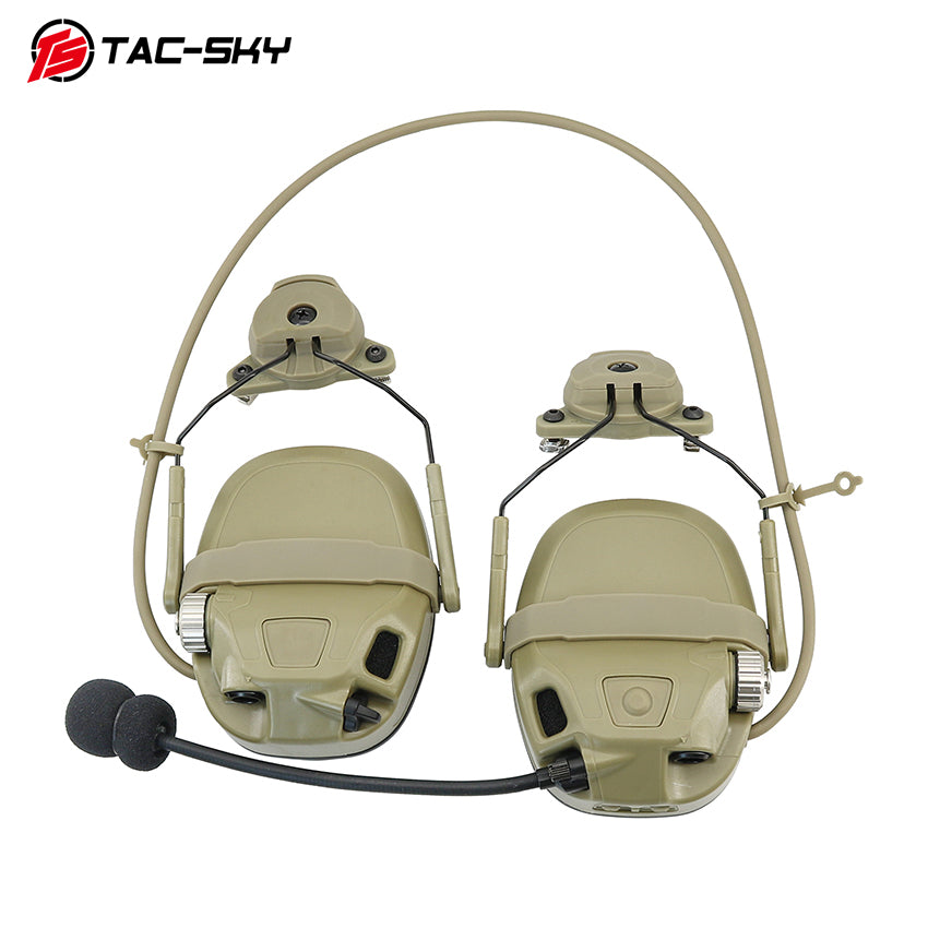 TAC-SKY Tactical Helmet Headset Mount Designed for AMP Communication Headsets, for Wendy 2.0 Helmet Rail