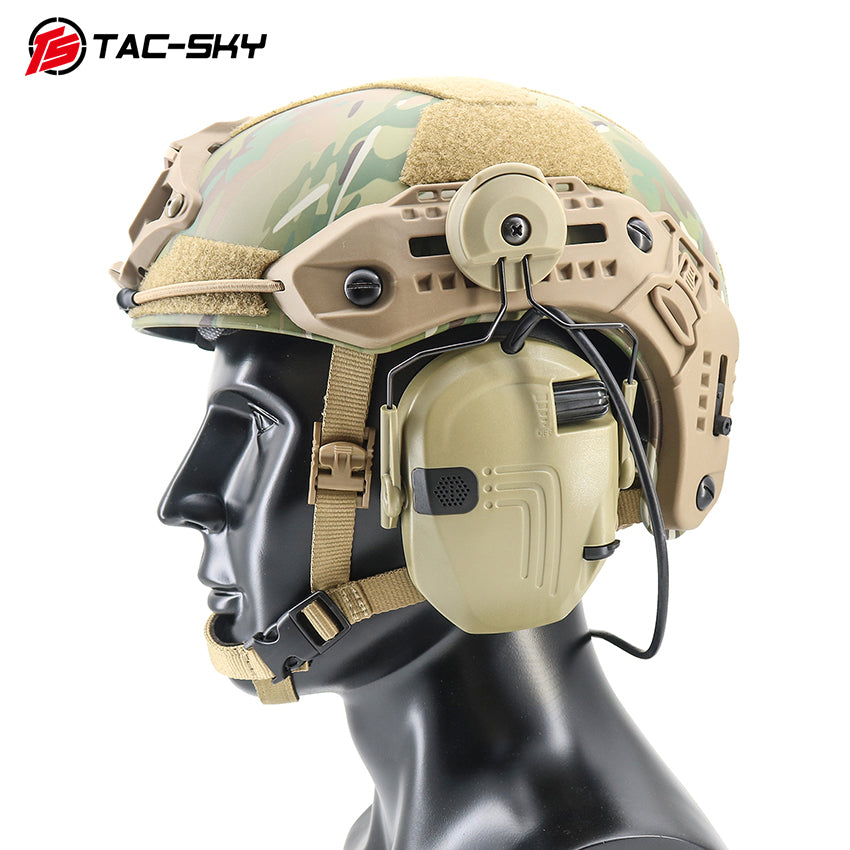 TAC-SKY Tactical for MLOK Helmet Headset Mount Compatible with Walker Razor Electronic Noise-Canceling Earmuffs
