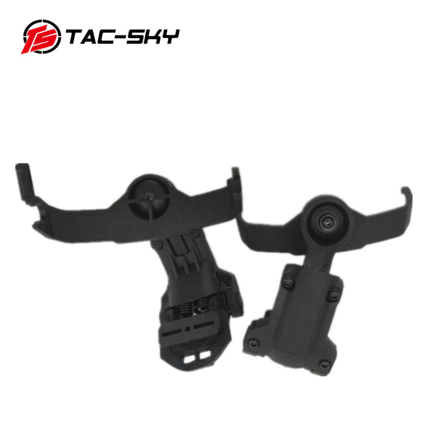 TAC-SKY Tactical MLOK Rail Helmet Adapter, Compatible with MTEK FLUX PTS helmets, for COMTA II, III, IV, and XPI  headsets