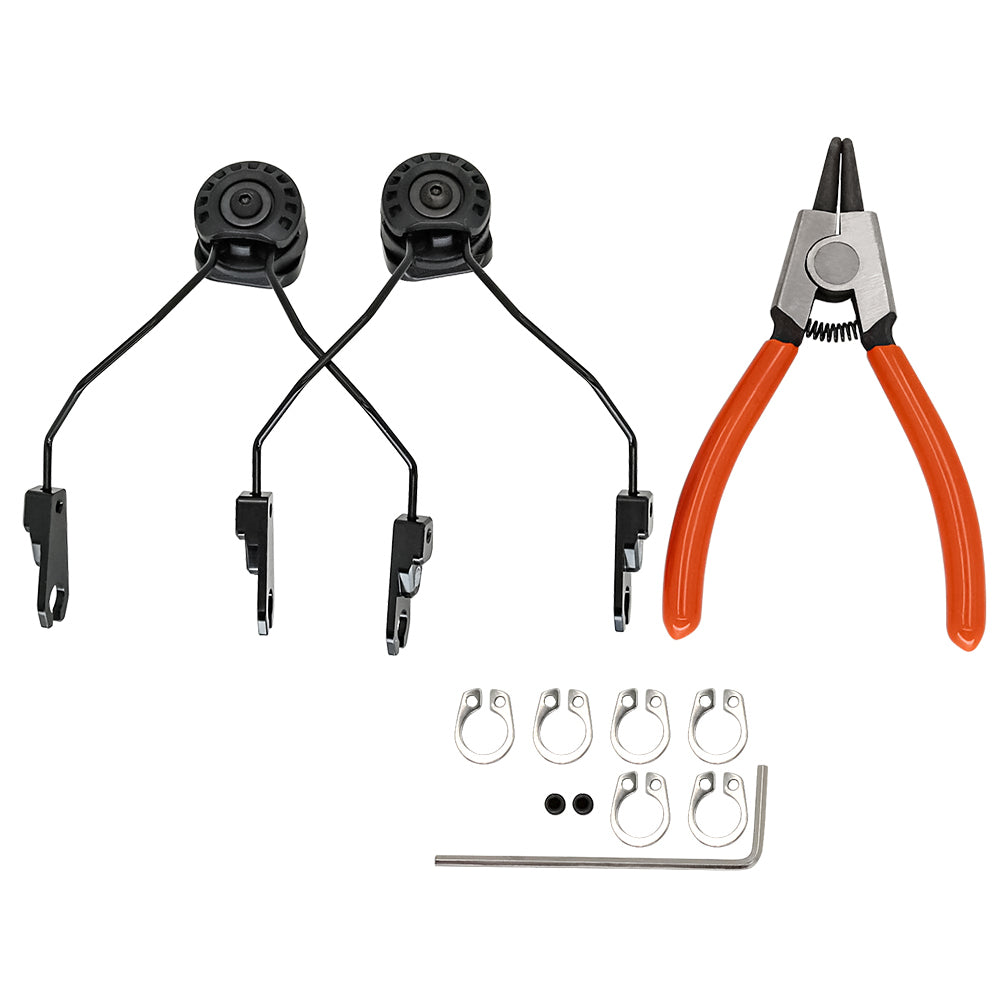 TAC-SKY Tactical ARC Rail for SORDIN MARK + SARA Kit — Compatible with MSA SORDIN Headphones